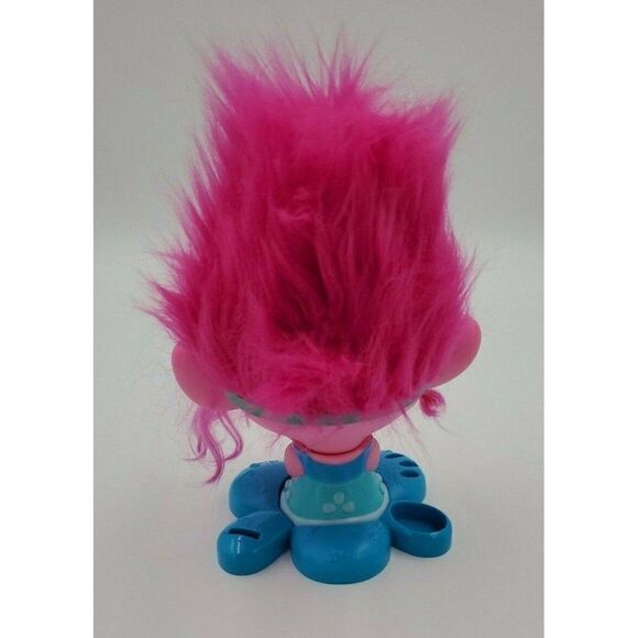 Troll Poppy Styling Station Head 12" Pink Hair Dreamworks Troll Movie - Picture 5 of 8